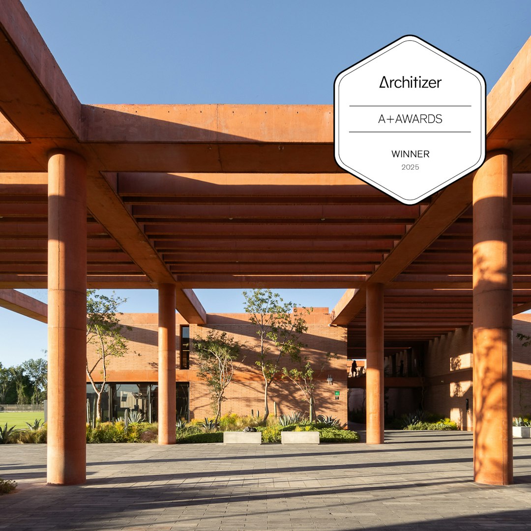 Atlas Academy with Architizer A+ Awards Winner 2025 badge