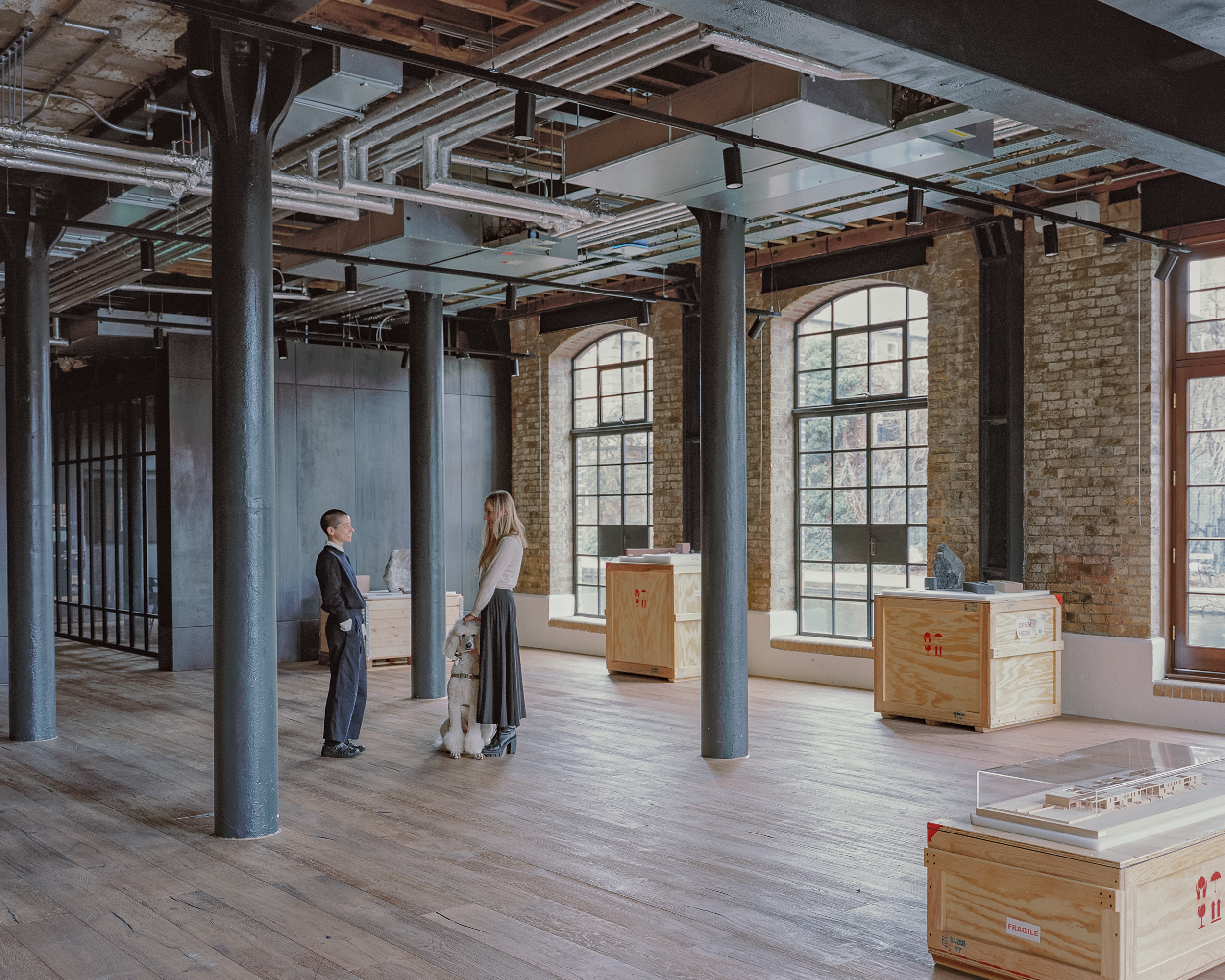 Sordo Madaleno London Studio interior. A Mexican architecture studio inside a Victorian warehouse in King's Cross.